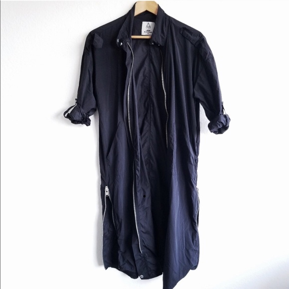 UNIF x Urban Outfitters XS Long Jacket Zip Up Side - Picture 6 of 8